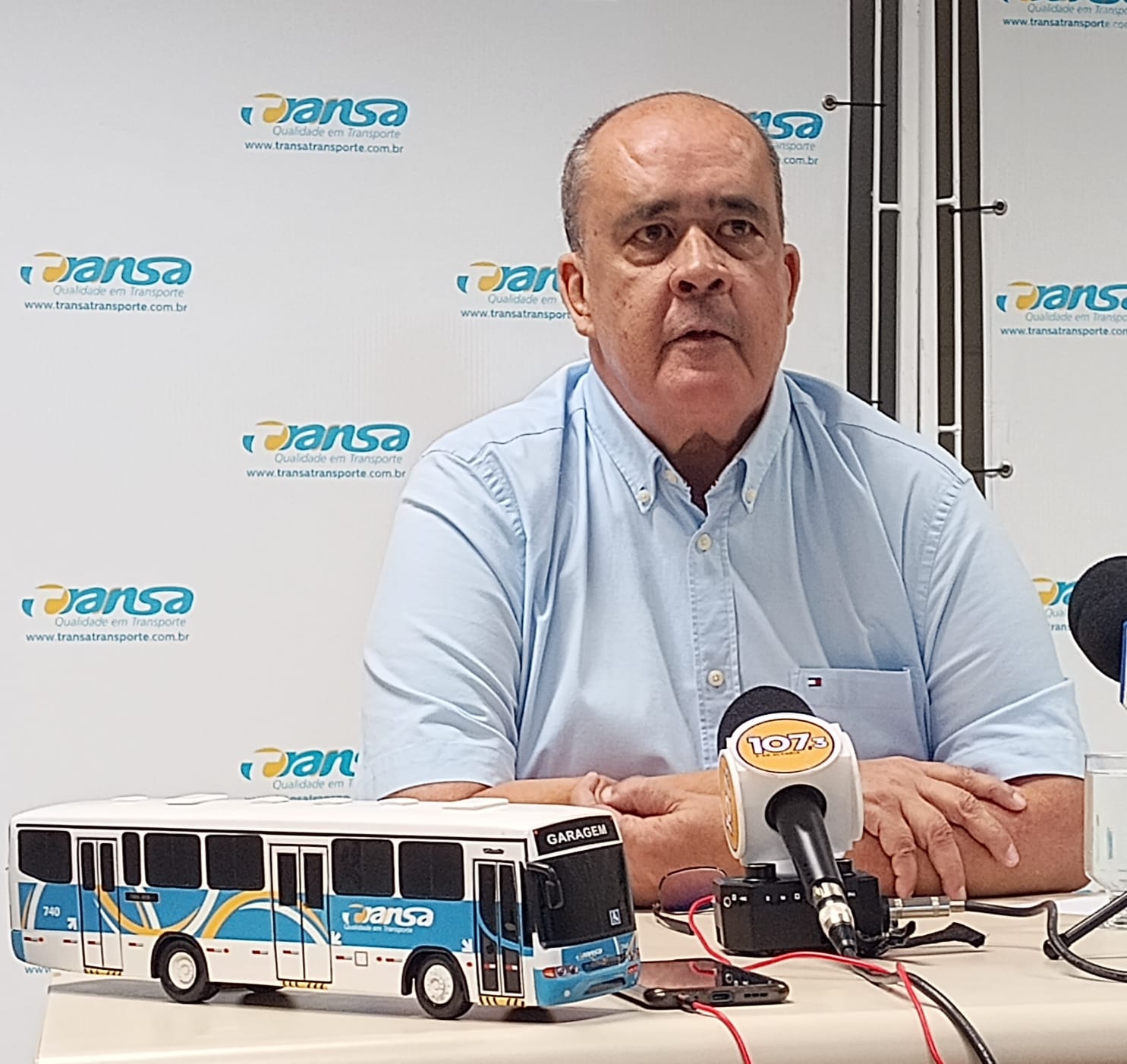 Busca de alternativas para auxiliar a Transa Transporte Coletivo - FM 107